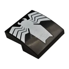 LEGO Pendenza 2 x 2 x 2/3 curvo con motivo a…