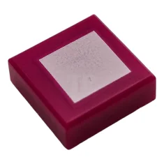 LEGO Fliese 1 x 1 mit quadratischem Muster (Verschlingerauge)