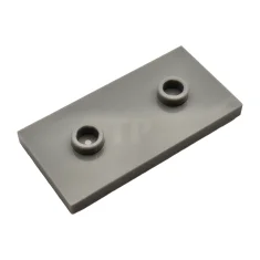 LEGO Placa, modificada 2 x 4 con 2 tachuelas (Puente doble)