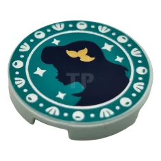 LEGO Carreau 2 x 2 rond avec le O du bas…