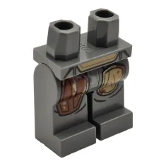 LEGO Legs Minifig with SW Mandalorian Armor Pattern