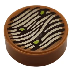 LEGO Carreau 1 x 1 rond avec motif de nouilles Ramen