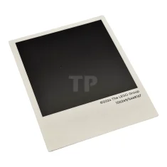 LEGO Foto Polaroid con Minifigure e modello di caffè all'aperto