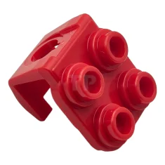 LEGO Support de cou avec studs dorsaux et harnais frontal (parachutiste).