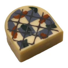 LEGO Fliese, Rund 1 x 1 Halbkreis Erweitert mit Ofenhandschuh mit…