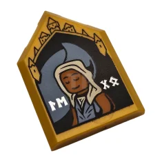 LEGO Baldosa 2 x 3 Pentagonal con Dibujo de Edessa Sakndenberg