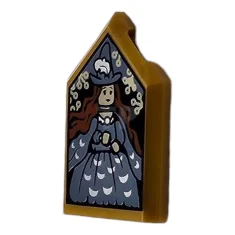 LEGO Baldosa 2 x 3 Pentagonal con dibujo de Retrato de…