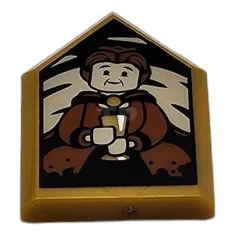 LEGO Baldosa 2 x 3 Pentagonal con Retrato de Helga Hufflepuff…
