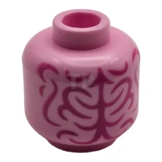 LEGO Kopf Minifigur mit Hirnriss-Muster