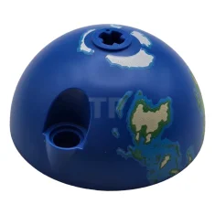 LEGO Cylinder Hemisphere 5 x 5, Axle Hole in Center and…