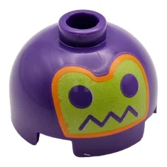 LEGO Ladrillo, Cúpula Redonda 2 x 2 con Cara de Robot…