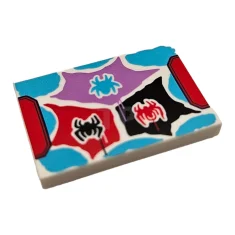 LEGO Carreau 2 x 3 avec motif d'araignées