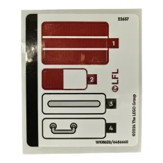 LEGO Pegatina para Set 75378