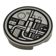 LEGO Tile 2 x 2 Round with Bottom O and SW…