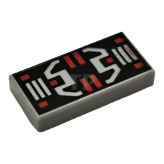 LEGO Baldosa 1 x 2 con Patrón de Panel de Control