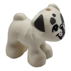 LEGO Chien, Friends, carlin, debout avec le nez noir, les oreilles,…