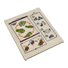 LEGO Glass for Window 1 x 6 x 6 Flat Front…