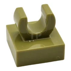 LEGO Tile, Modified 1 x 1 with Clip - Rounded Edges