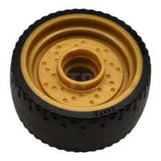 LEGO Wheel 24 x 12 with Pin Hole with Fixed Rubber…