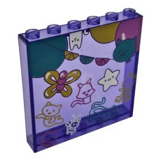 LEGO Panel 1 x 6 x 5 with Balloons and Garland…