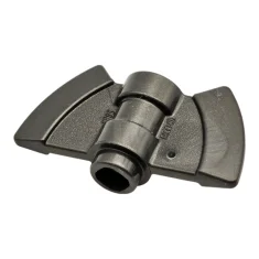 LEGO Minifigure, Weapon Axe Head, Double with Through Hole for Bar