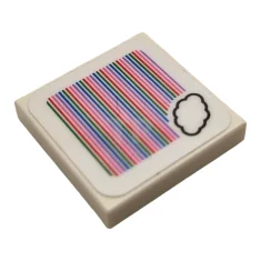 LEGO Piastrelle 2 x 2 con il motivo a nuvola del…