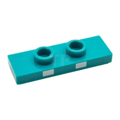 LEGO Platte, modifiziert 1 x 3 mit 2 Noppen (Double Jumper)…