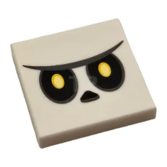 LEGO Tile 2 x 2 with Black Eyes with Yellow Pupils,…