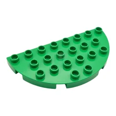 LEGO DUPLO Plate 4 x 8 Round Corner