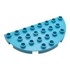 LEGO DUPLO Plaat 4 x 8 Ronde Hoek
