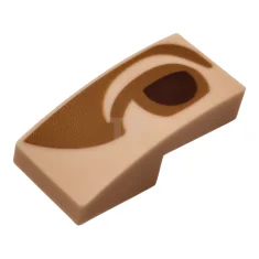 LEGO Slope 2 x 1 x 2/3 Curved with Eye Pattern…
