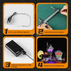 LEGO Light kit for LEGO® 21351 Tim Burton's The Nightmare Before…