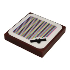 LEGO Tile 2 x 2 with Super Mario Scanner Code Seesaw…