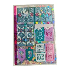 LEGO Sticker for Set 43244, Holographic Mirrored