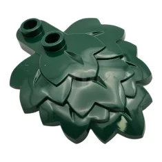 LEGO Piastra per piante, rotonda 1 x 2 con foglie stratificate