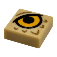 LEGO Piastrelle 1 x 1 con occhio arancione chiaro, pupilla e…