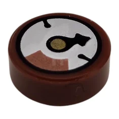 LEGO Carreau 1 x 1 rond avec gabarit et motif de…