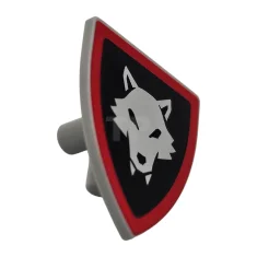 LEGO Bouclier triangulaire avec motif Wolfpack