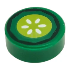 LEGO Carreau 1 x 1 rond avec motif de tranches de…