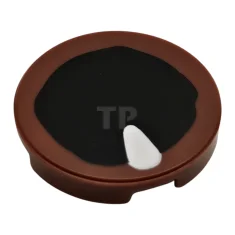 LEGO Tile 2 x 2 Round with Bottom O and Eye…