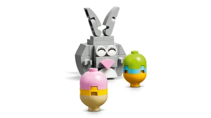 LEGO Osterhase und Ostereiersuche