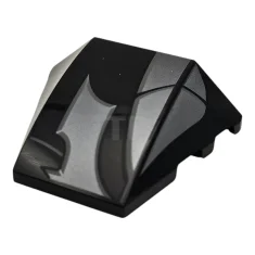 LEGO Cuneo 4 x 3 triplo curvo con logo Batman e…