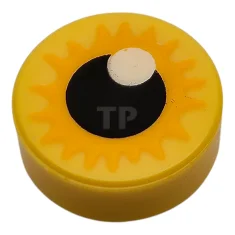 LEGO Piastrelle 1 x 1 rotonde con motivo a occhiello