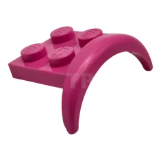 LEGO Veicolo, parafango 3 x 3 x 1 con arco rotondo