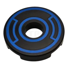 LEGO Tile 2 x 2 Round with Hole and Concentric Circles…