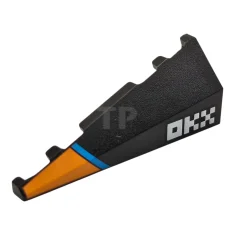 LEGO Wedge 5 x 2 Right with Orange and Dark Azure…