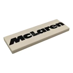 LEGO Carreau 2 x 6 avec motif "McLaren".