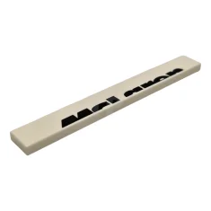 LEGO Tile 1 x 8 with Black 'McLaren' Top Half Pattern