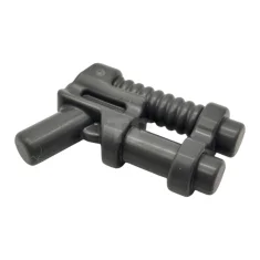 LEGO Minifigure, Weapon Gun, Two Barrel Pistol - 8-Rib Top Barrel