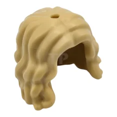 LEGO Mini Doll, Hair Female Mid-Length, Wavy, Parted in Center